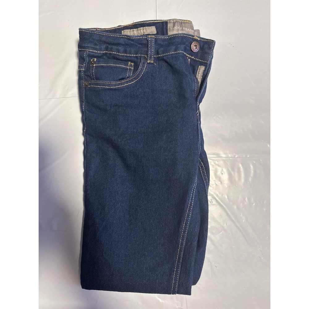 Lucky Brand‎ Zoe Skinny Jeans Women's Size 16 Dark Wash Denim Comfort Casual